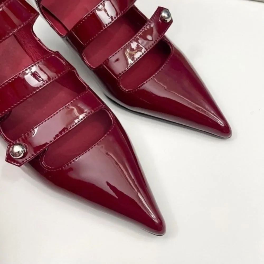 New JEFFREY CAMPBELL Pump In Cherry Red Patent Size 6